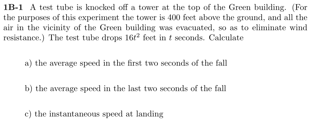 Problem 1B-1