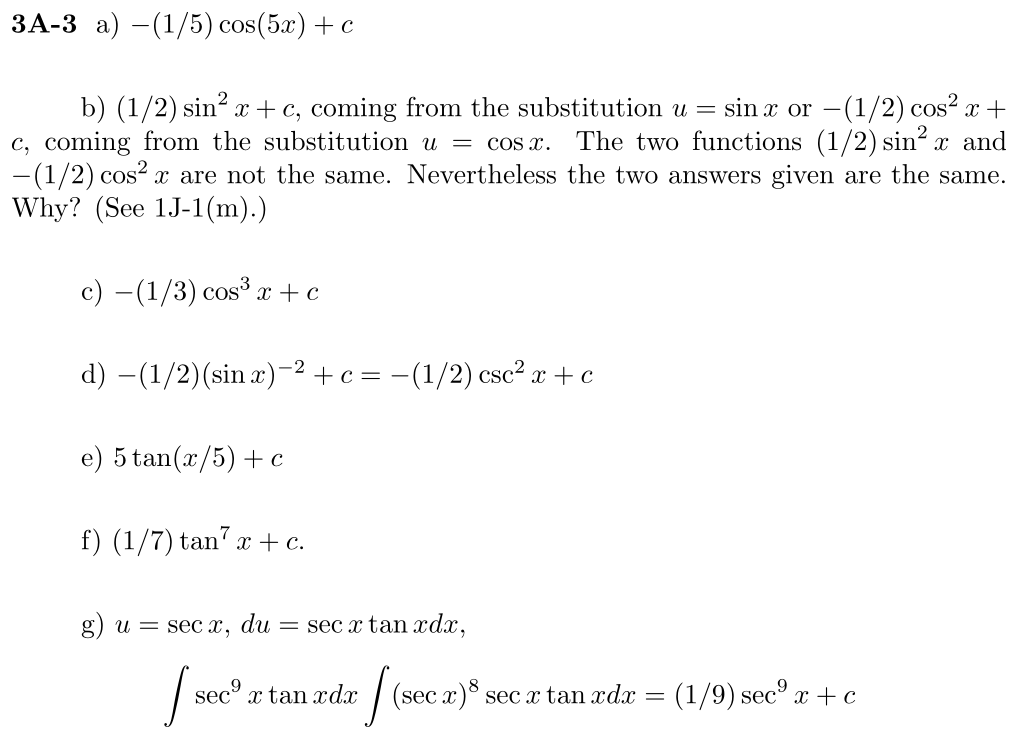 Answer 3A-3