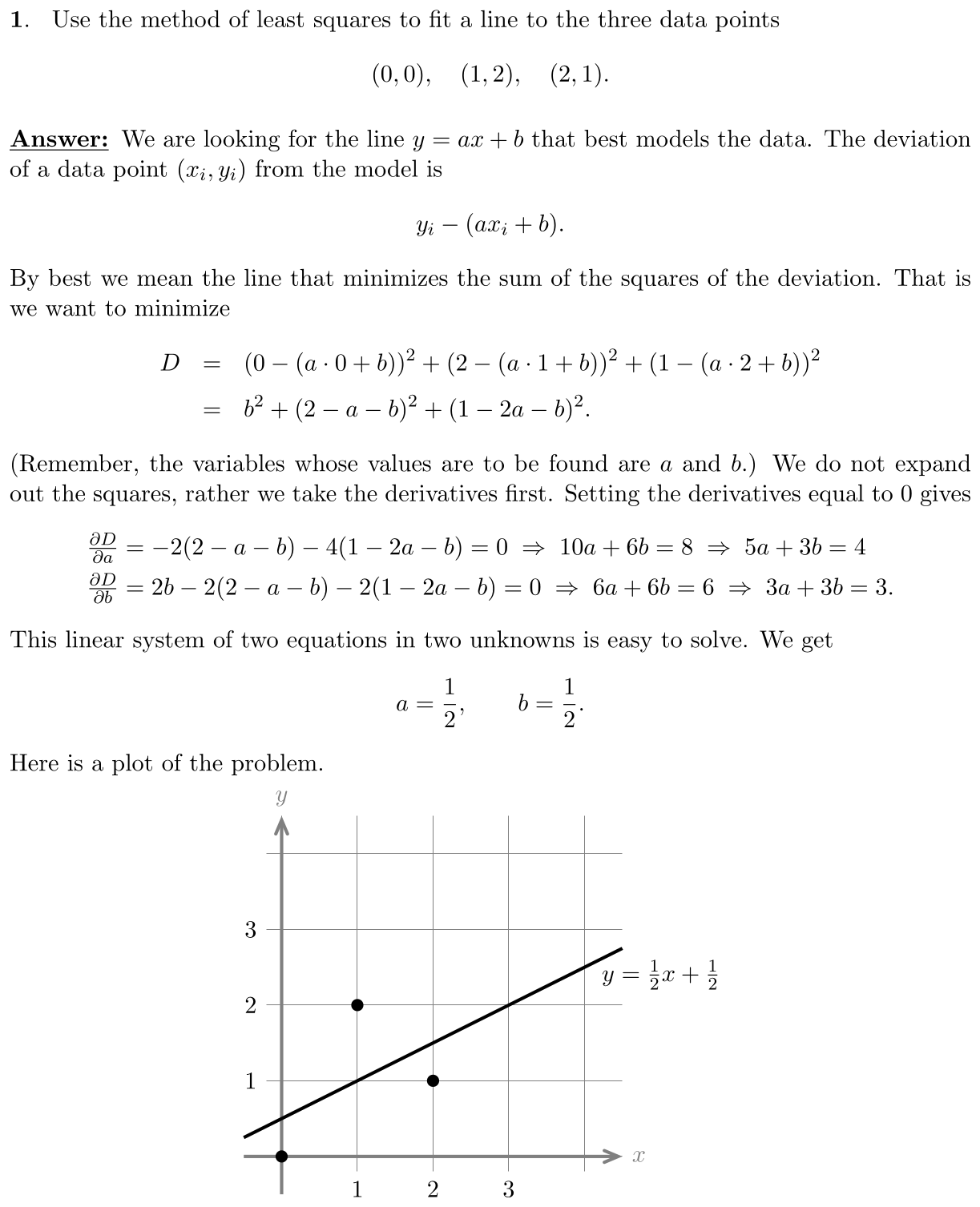 Answer 1