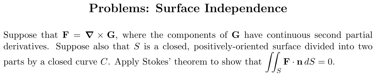 Problem Surface Independence