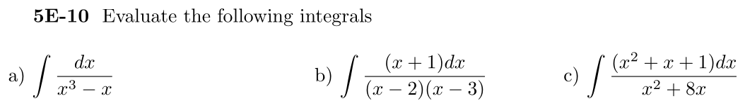Problem 5E-10