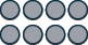 The image uses circles to demonstrate the multiplication problem of 2 × 4.