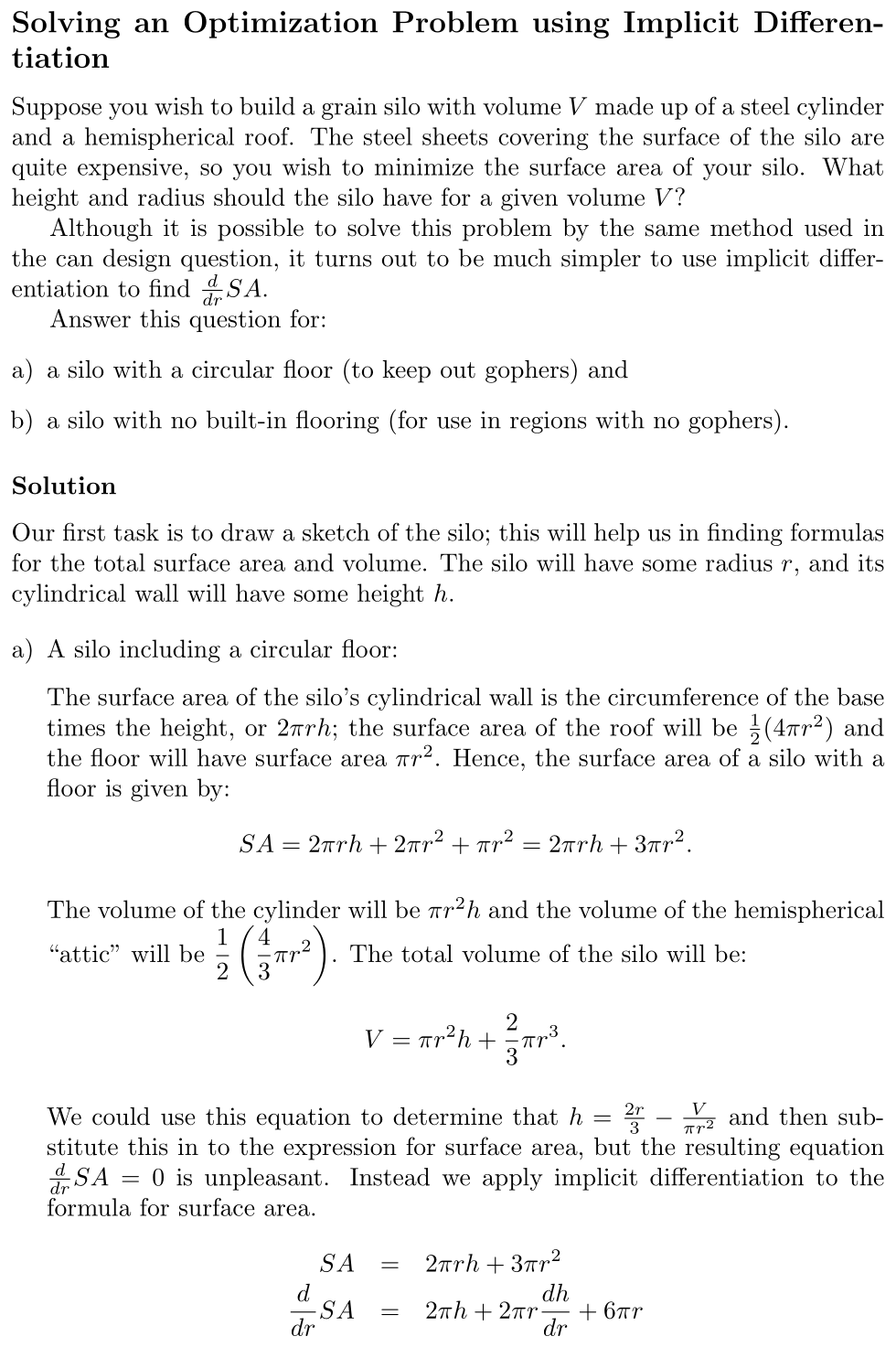 Answer Solving an Optimization Problem using Implicit Differentiation