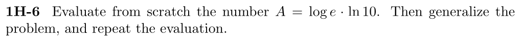 Problem 1H-6