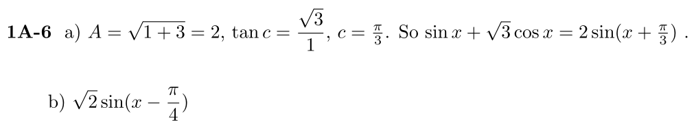Answer 1A-6
