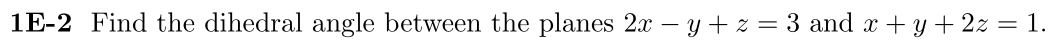 Problem 1E-2
