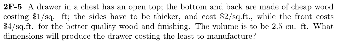 Problem 2F-5