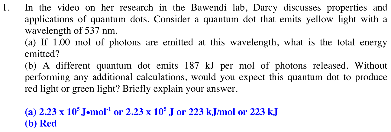 Answer 1.