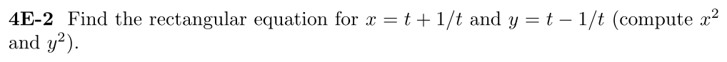 Problem 4E-2