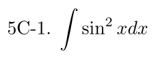 Problem 5C-1