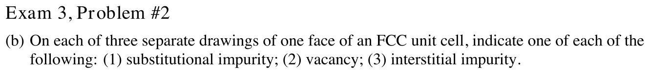 Problem Exam 3, Problem #2
