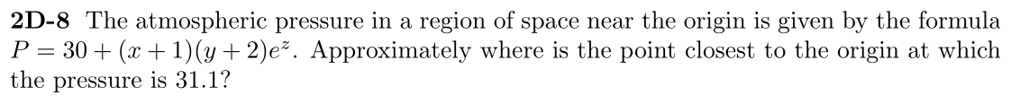 Problem 2D-8