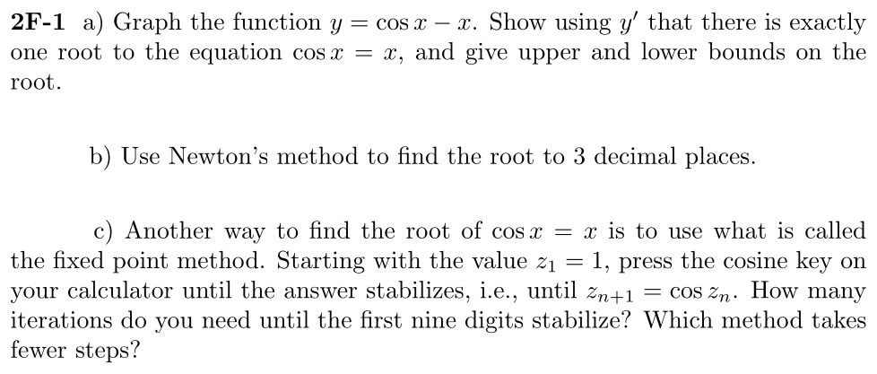 Problem 2F-1