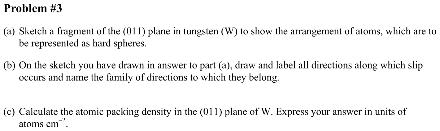 Problem 2008 Final Exam, Problem #3