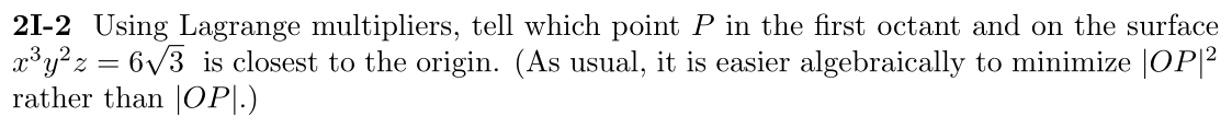Problem 2I-2