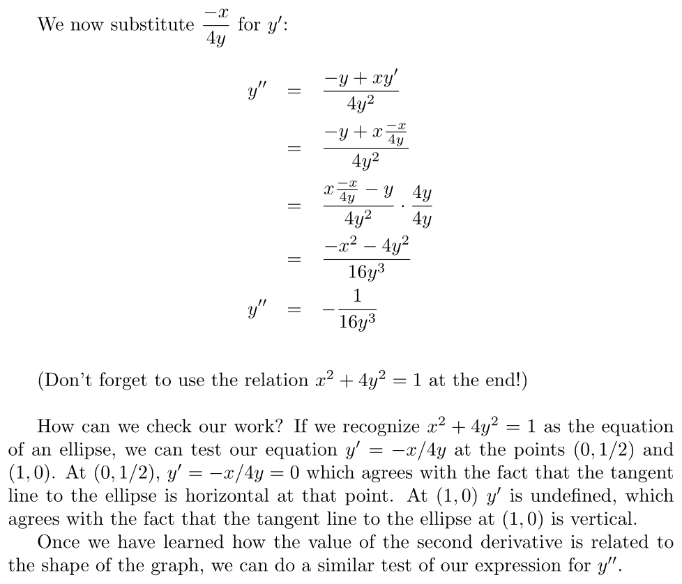 Answer Implicit Differentiation and the Second Derivative