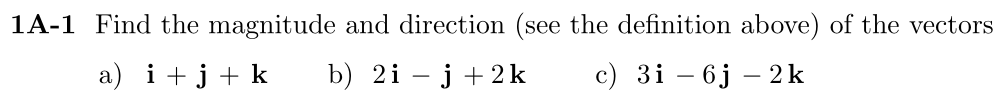 Problem 1A-1