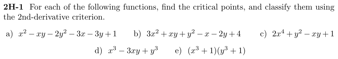 Problem 2H-1