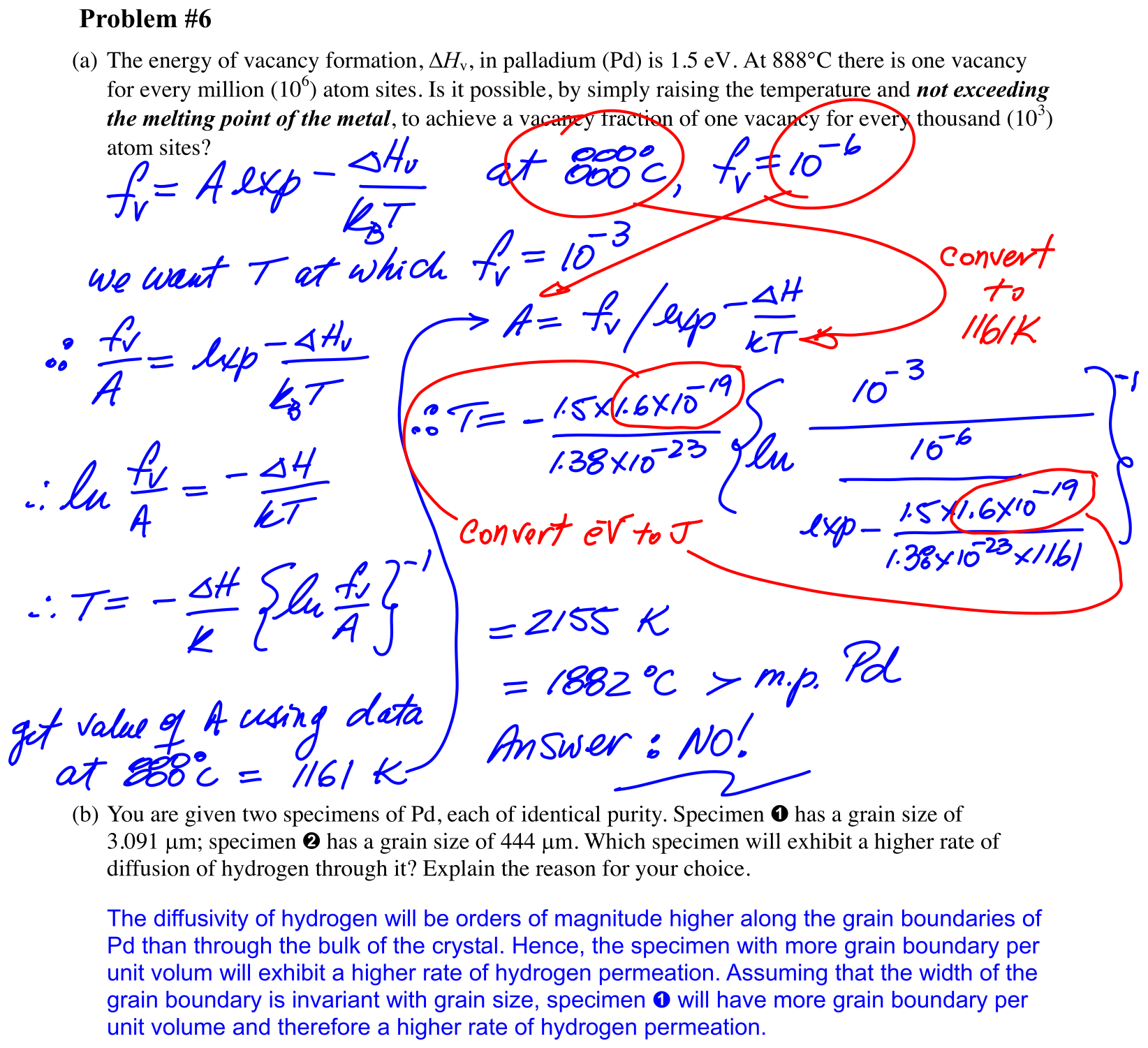 Answer 2007 Final Exam, Problem #6