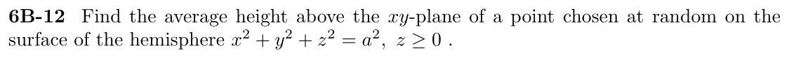 Problem 6B-12