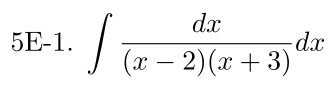 Problem 5E-1