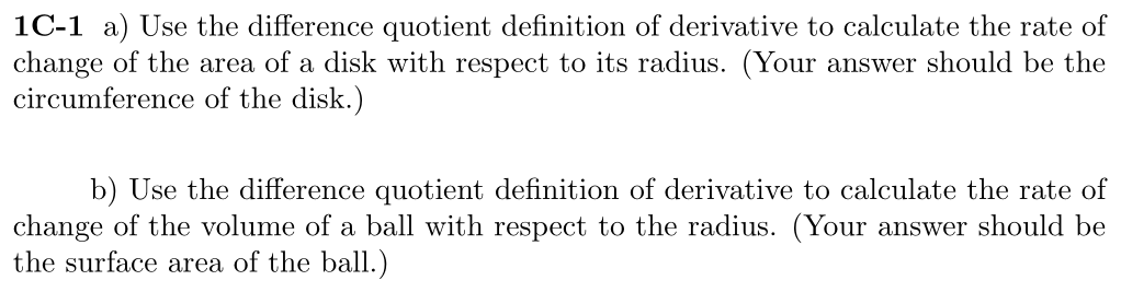 Problem 1C-1