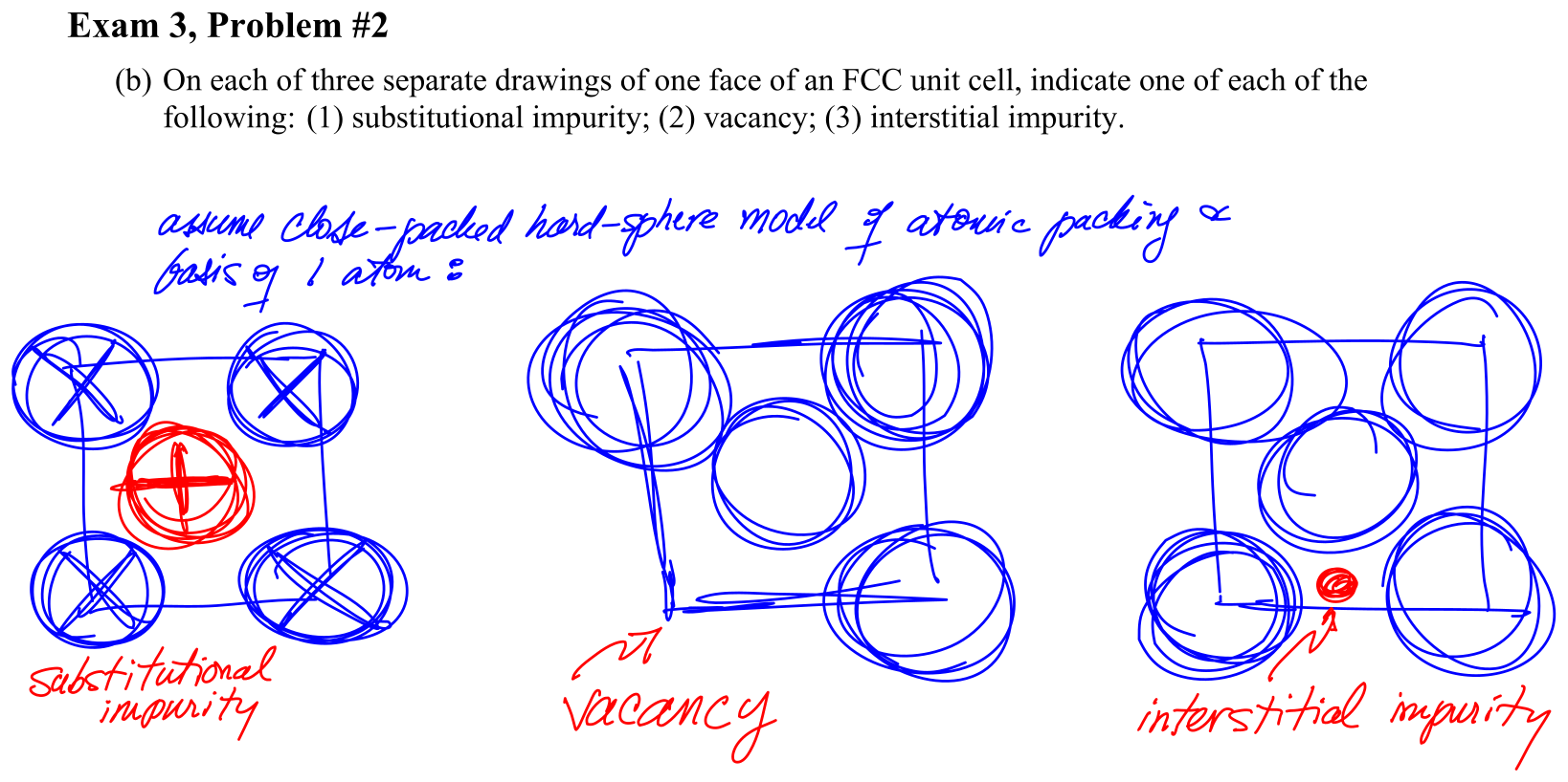 Answer Exam 3, Problem #2