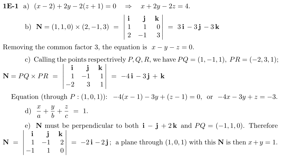 Answer 1E-1