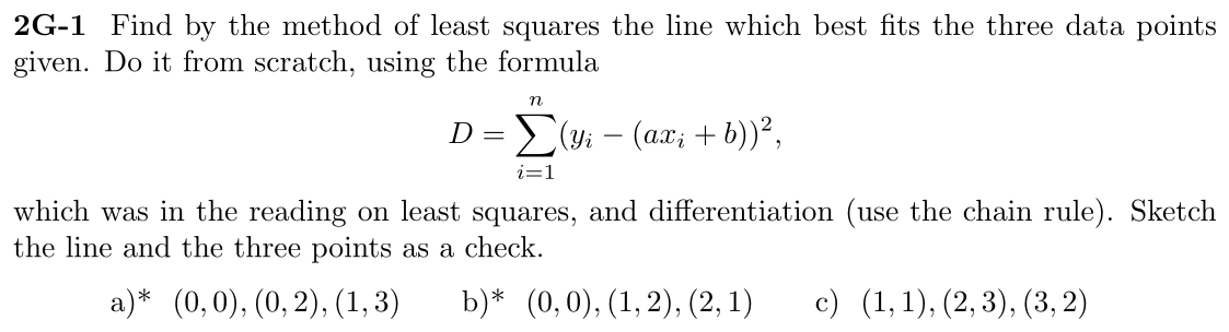 Problem 2G-1