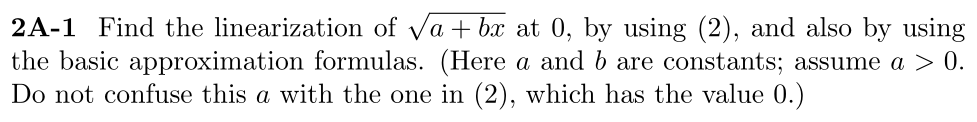 Problem 2A-1