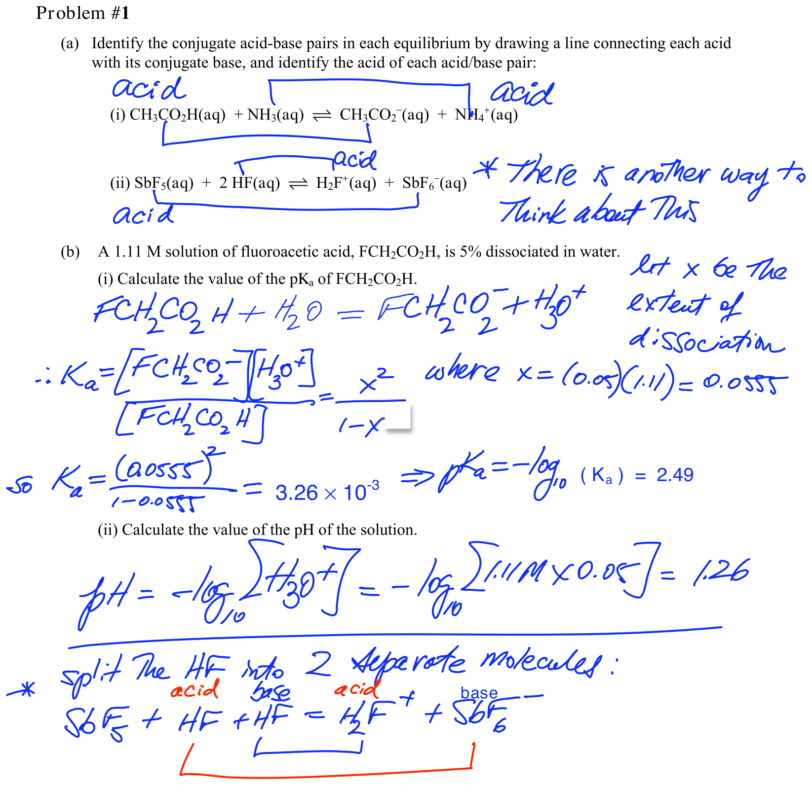 Answer Problem #1