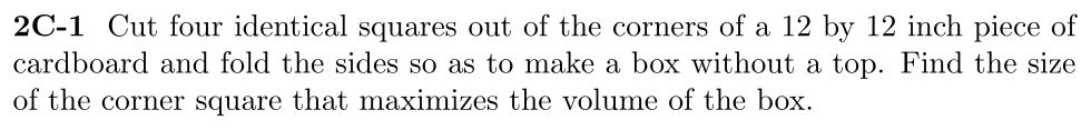 Problem 2C-1