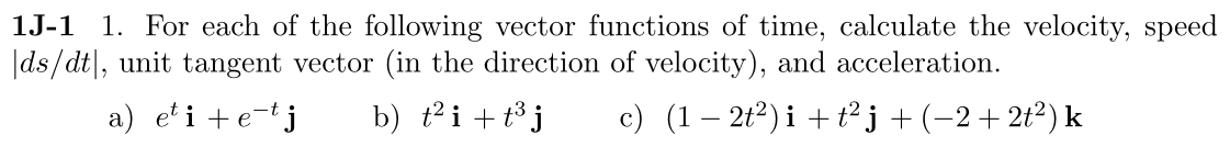 Problem 1J-1