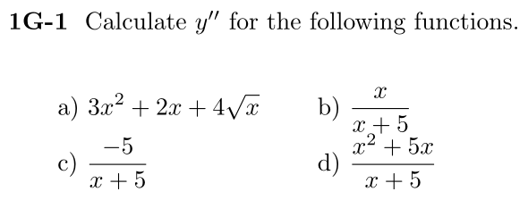 Problem 1G-1