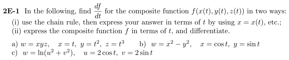 Problem 2E-1