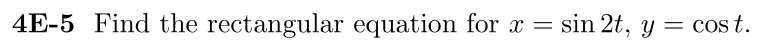 Problem 4E-5
