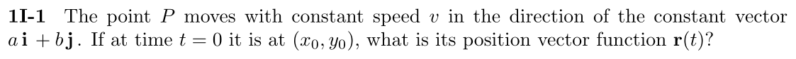 Problem 1I-1