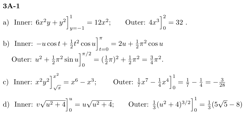 Answer 3A-1